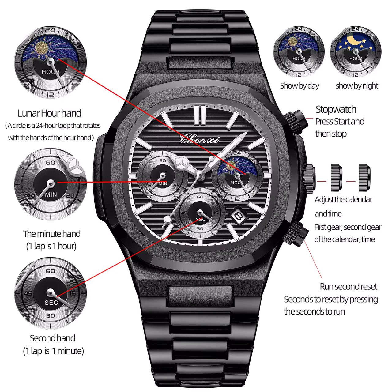 CHENXI Original Watch (Men's Collection)